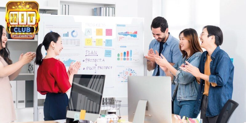 Đội ngũ marketing của cổng game Hitclub