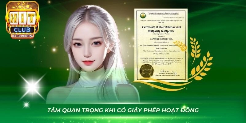 Tiêu chuẩn cấp giấy phép PAGCOR cho Hitclub